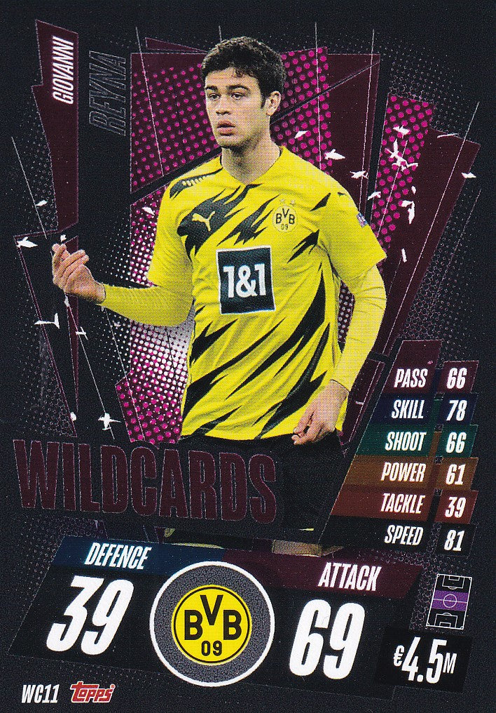 WC11. GIOVANNI REYNA - BORUSSIA DORTMUND - WILDCARDS