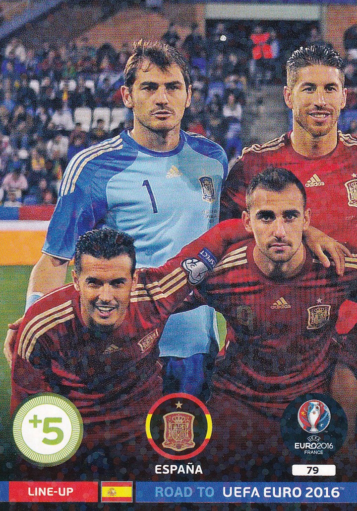 079. ESPAÑA - LINE-UP