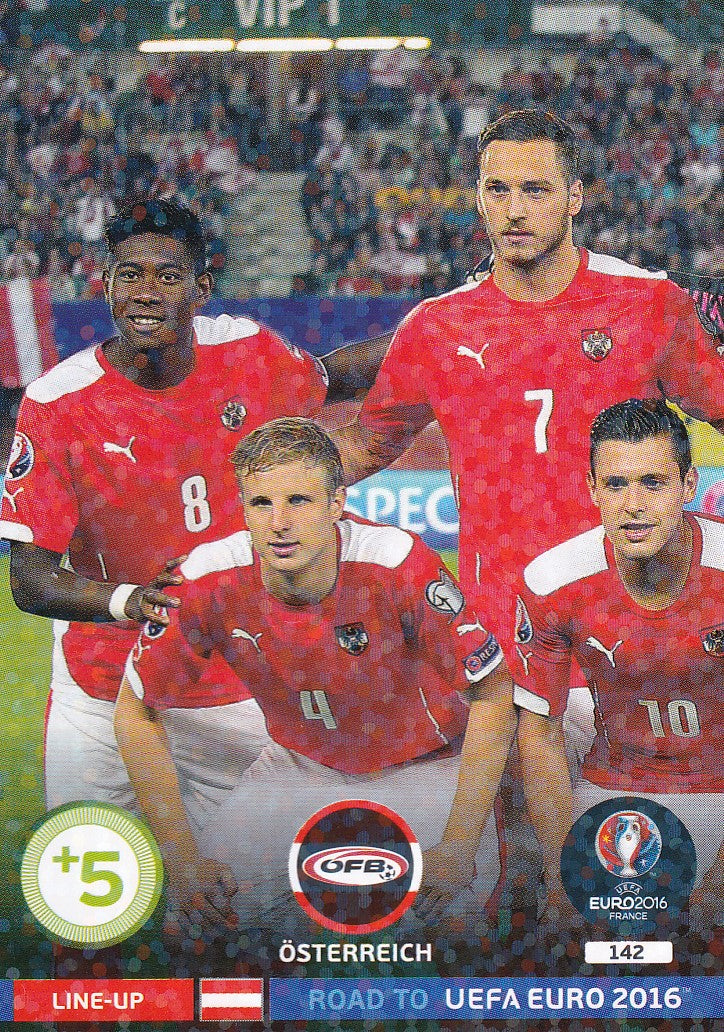 142. OSTERREICH - LINE-UP