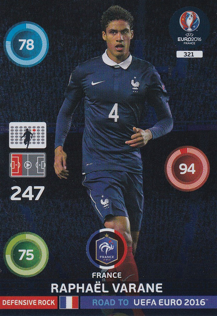 321. RAPHAEL VARANE - FRANCE - DEFENSIVE ROCK