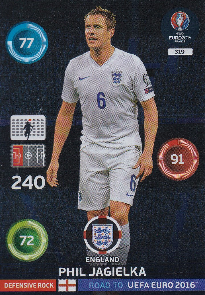 319. PHIL JAGIELKA - ENGLAND - DEFENSIVE ROCK