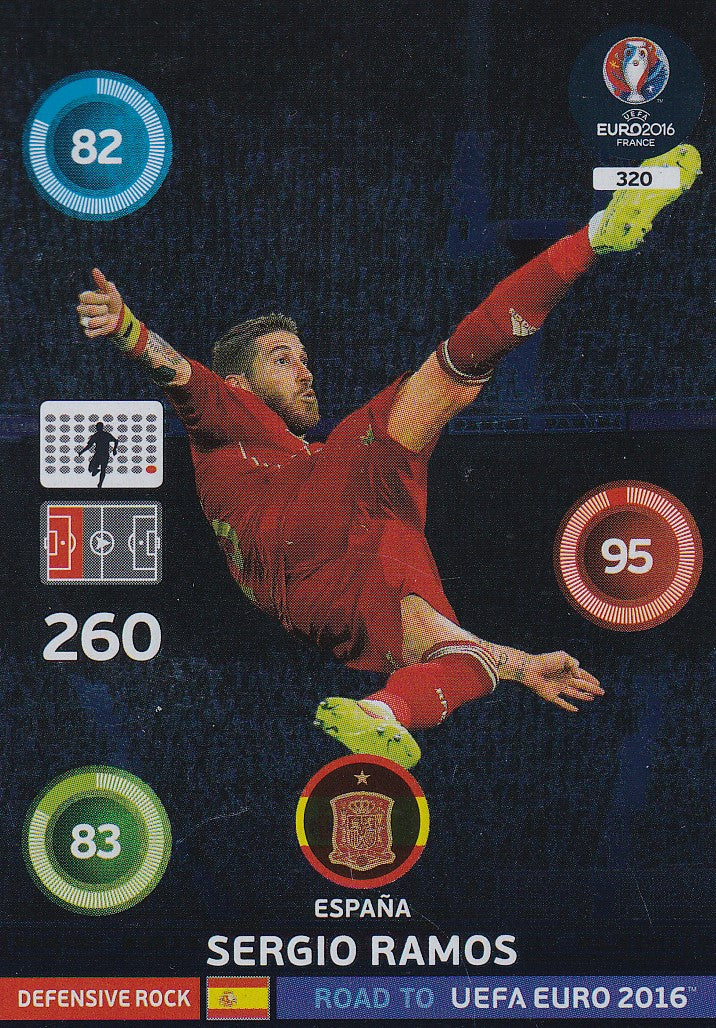 320. SERGIO RAMOS - ESPAÑA - DEFENSIVE ROCK