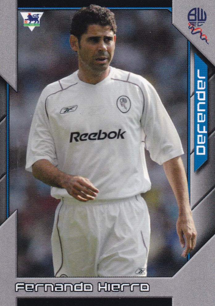 053. FERNANDO HIERRO - BOLTON WANDERERS