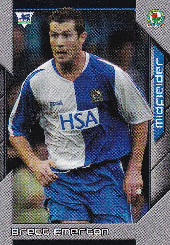 042. BRETT EMERTON - BLACKBURN ROVERS