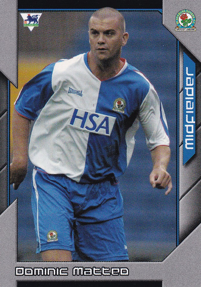 048. DOMINIC MATTEO - BLACKBURN ROVERS