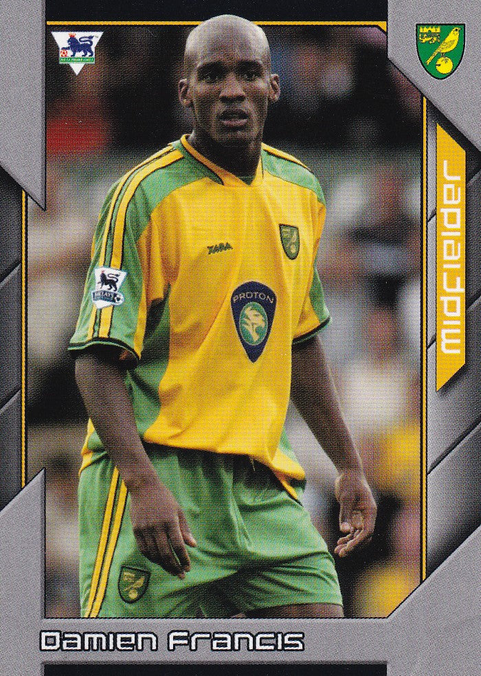 190. DAMIEN FRANCIS - NORWICH CITY