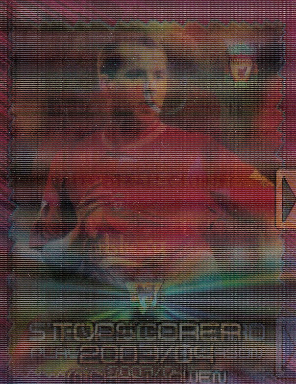 122. LIVERPOOL BADGE - MICHAEL OWEN - STEVEN GERRARD - 3D FLIX-PIX