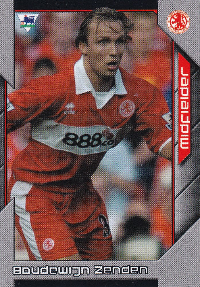 168. BOUDEWIJN ZENDEN - MIDDLESBROUGH