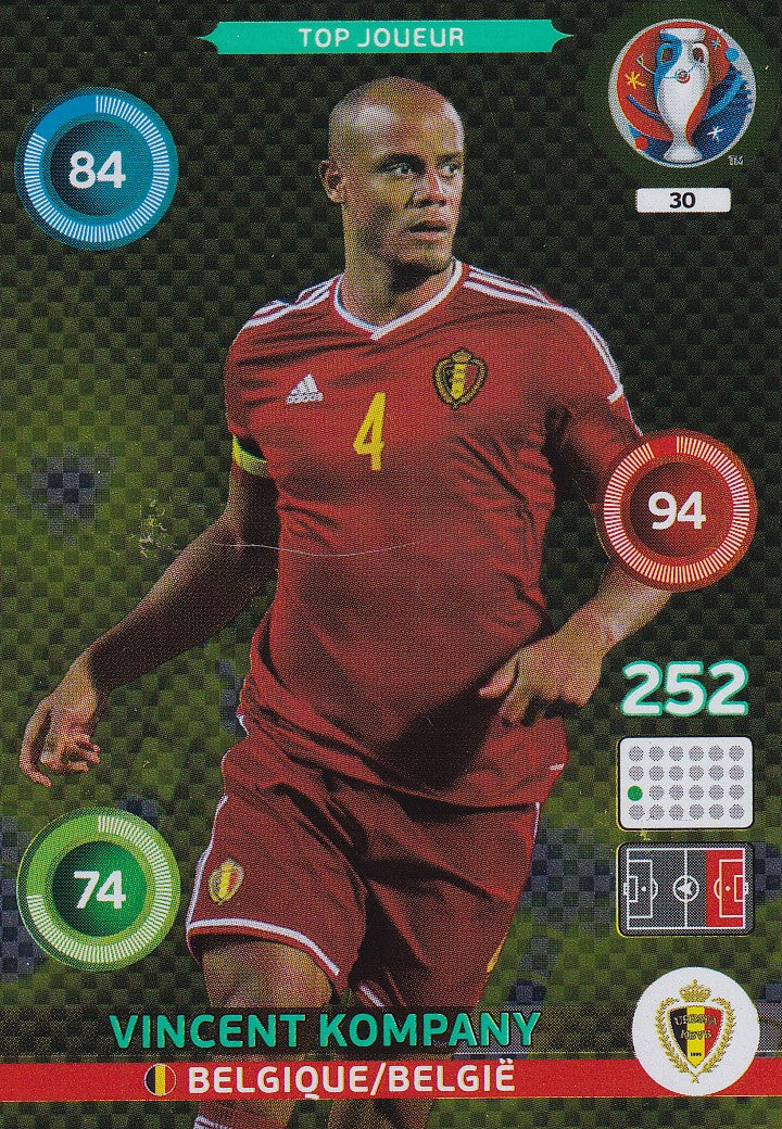 030. VINCENT KOMPANY - BELGIUM - TOP JOUEUR