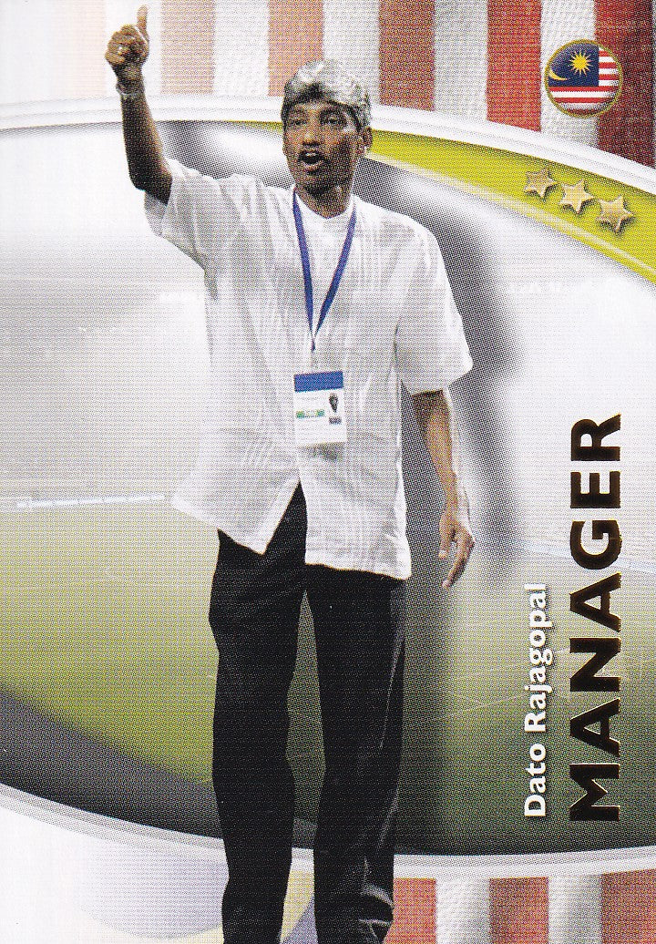 186. DATO RAJAGOPAL - MALAYSIA - MANAGER
