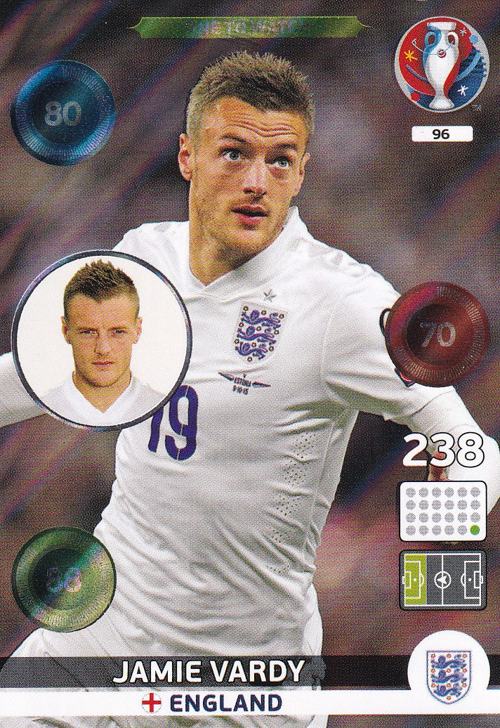 096. JAMIE VARDY - ENGLAND - ONE TO WATCH