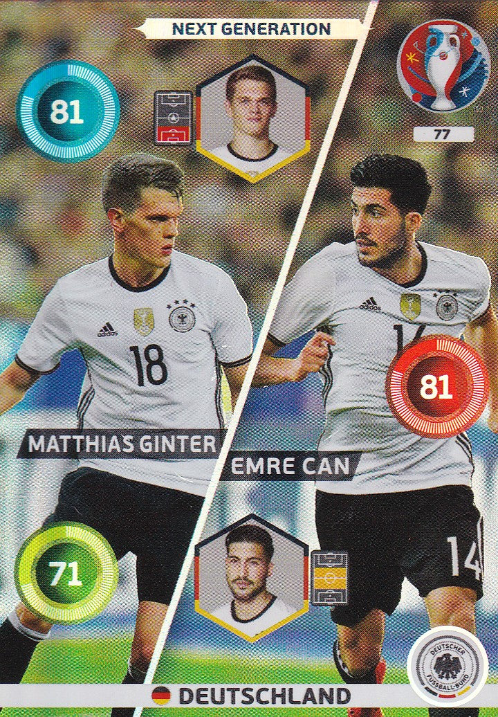 077. MATTHIAS GINTER - EMRE CAN - DEUTSCHLAND - NEXT GENERATION