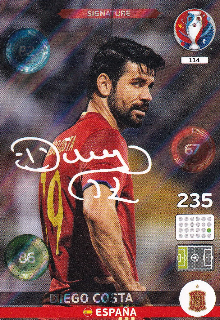 114. DIEGO COSTA - ESPANA - SIGNATURE