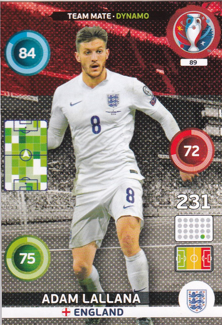 089. ADAM LALLANA - ENGLAND - DYNAMO