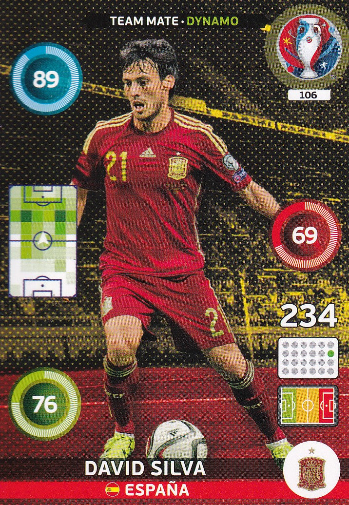 106. DAVID SILVA - ESPANA - DYNAMO