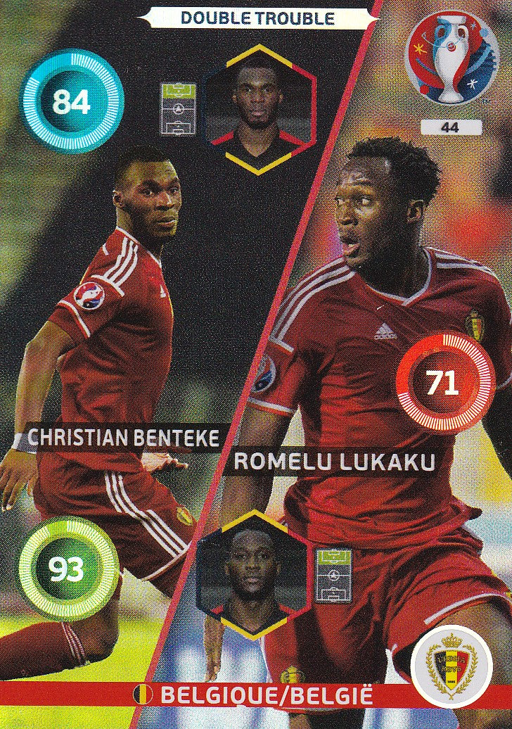 044. CHRISTIAN BENTEKE - ROMELU LUKAKU - BELGIUM - DOUBLE TROUBLE
