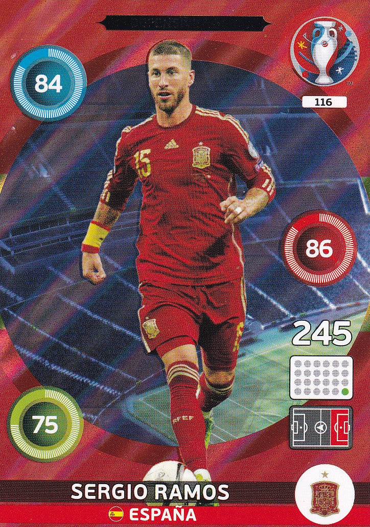 116. SERGIO RAMOS - ESPANA - DEFENSIVE ROCK
