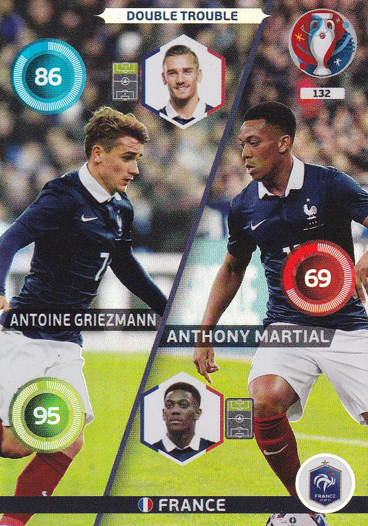 132. ANTOINE GRIEZMANN - ANTHONY MARTIAL - FRANCE - DOUBLE TROUBLE