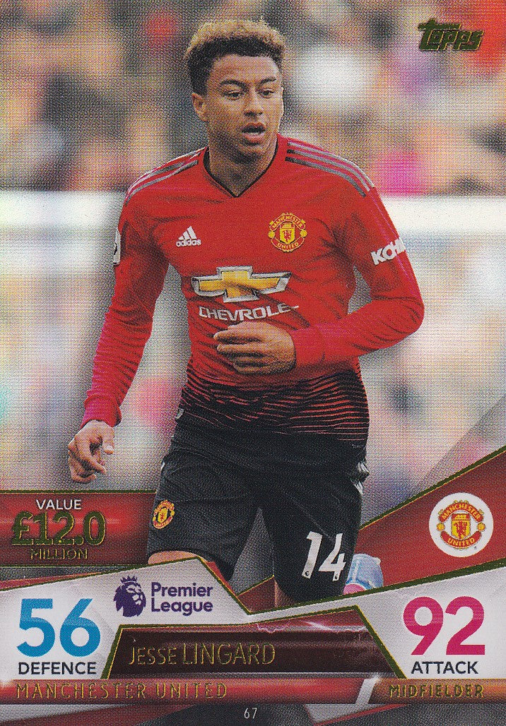 067. JESSE LINGARD - MANCHESTER UNITED