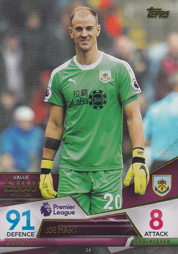 016. JOE HART - BURNLEY