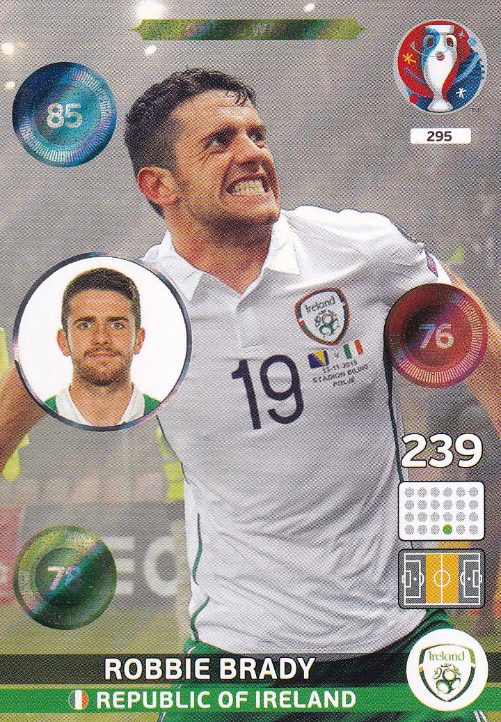 295. ROBBIE BRADY - REPUBLIC OF IRELAND - ONE TO WATCH