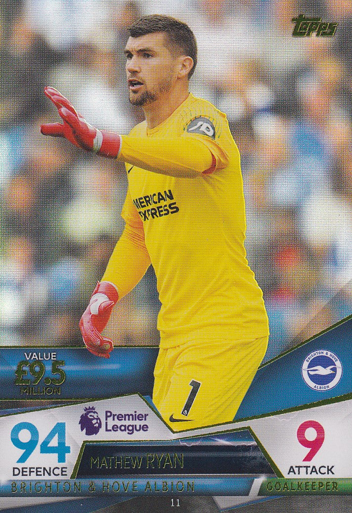 011. MATHEW RYAN - BRIGHTON & HOVE ALBION