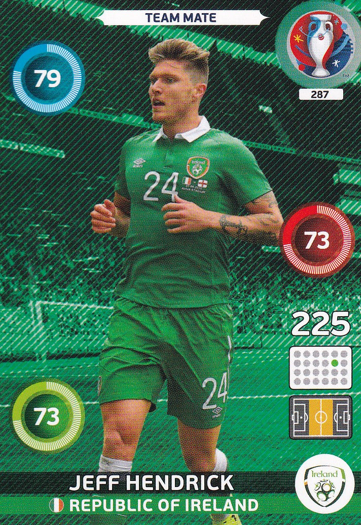 287. JEFF HENDRICK - REPUBLIC OF IRELAND