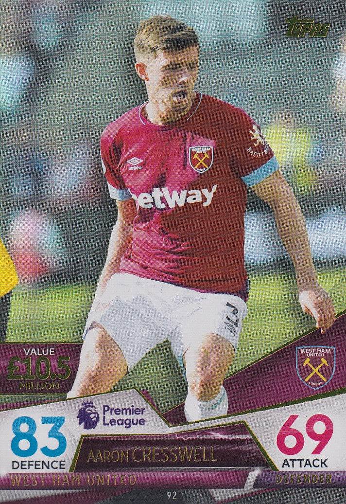 092. AARON CRESSWELL - WEST HAM UNITED