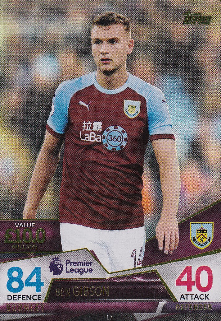 017. BEN GIBSON - BURNLEY