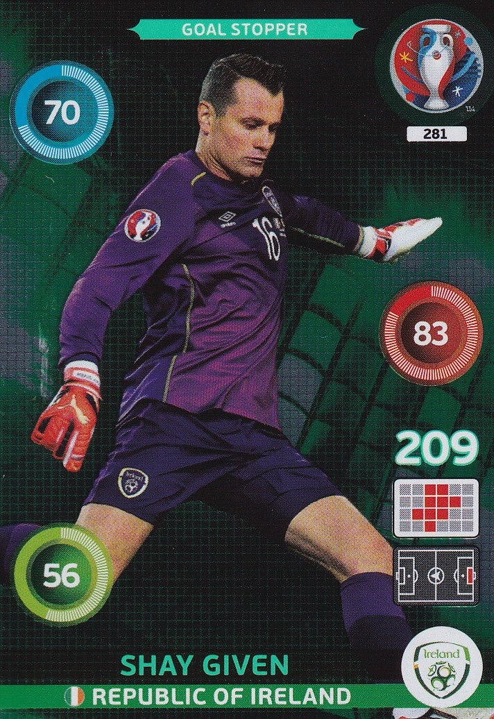 281. SHAY GIVEN - REPUBLIC OF IRELAND - GOAL STOPPER