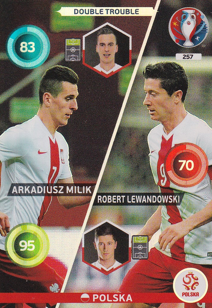 257. ARKADIUSZ MILIK - ROBERT LEWANDOWSKI - POLSKA - DOUBLE TROUBLE