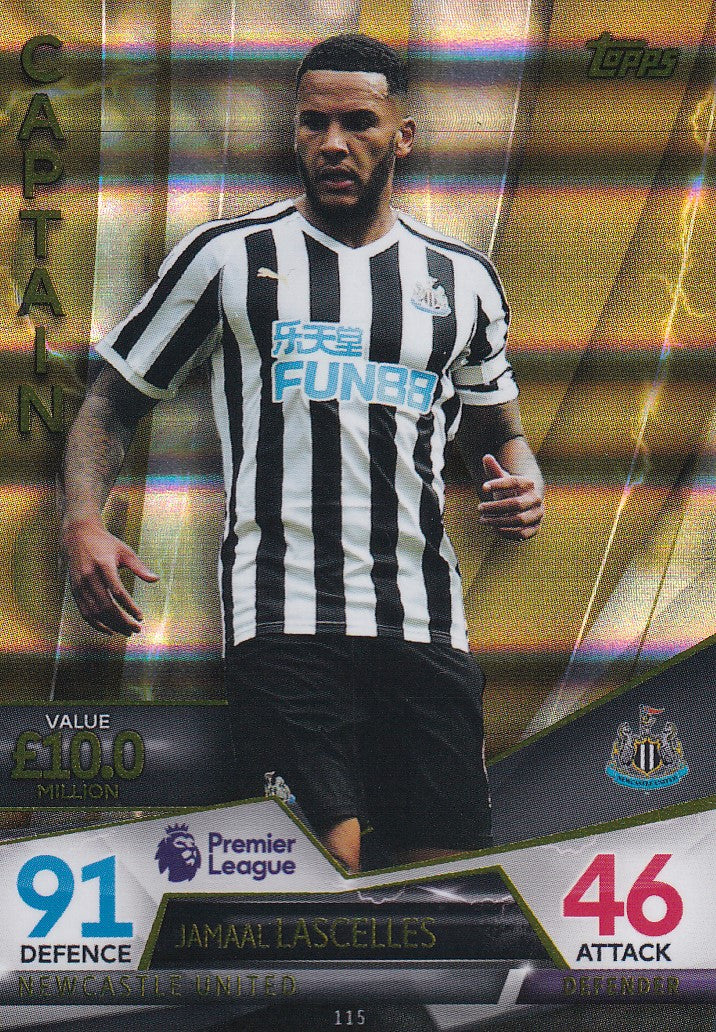 115. JAMAAL LASCELLES - NEWCASTLE UNITED - CAPTAIN