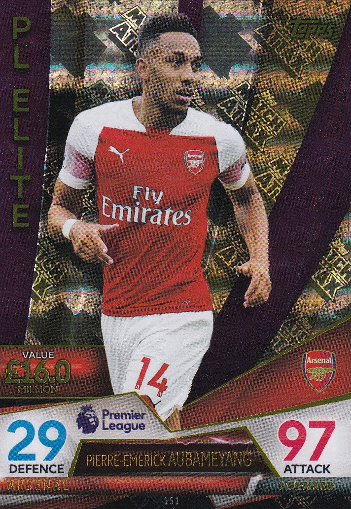 151. PIERRE-EMERICK AUBAMEYANG - ARSENAL - PL ELITE