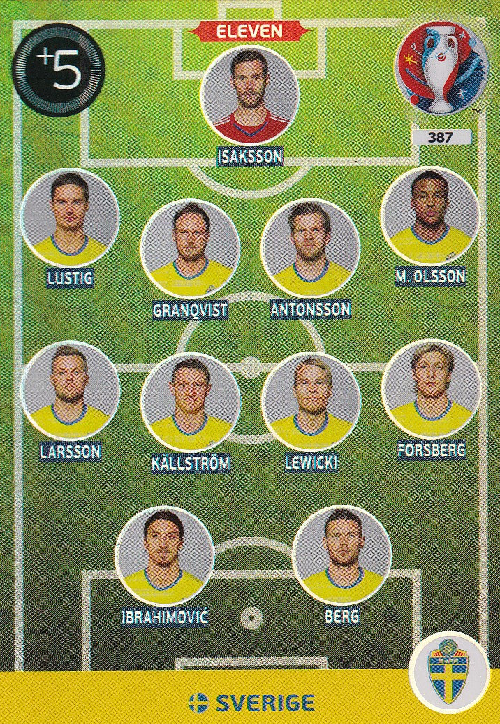 387. SVERIGE - ELEVEN