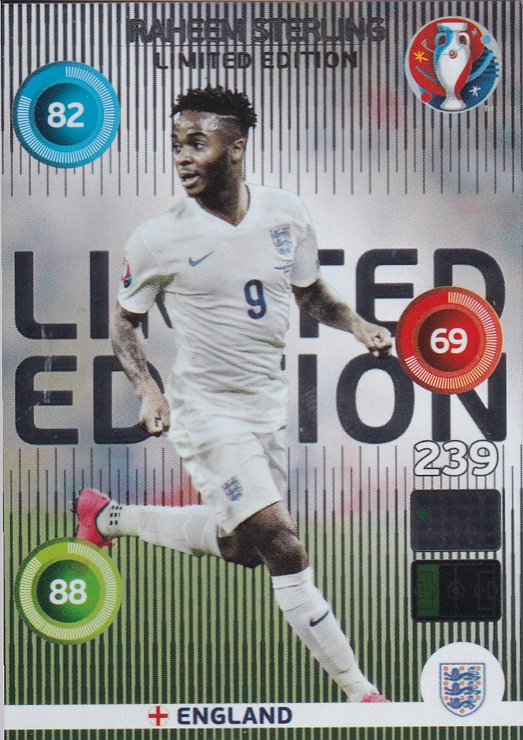 RAHEEM STERLING - ENGLAND - LIMITED EDITION