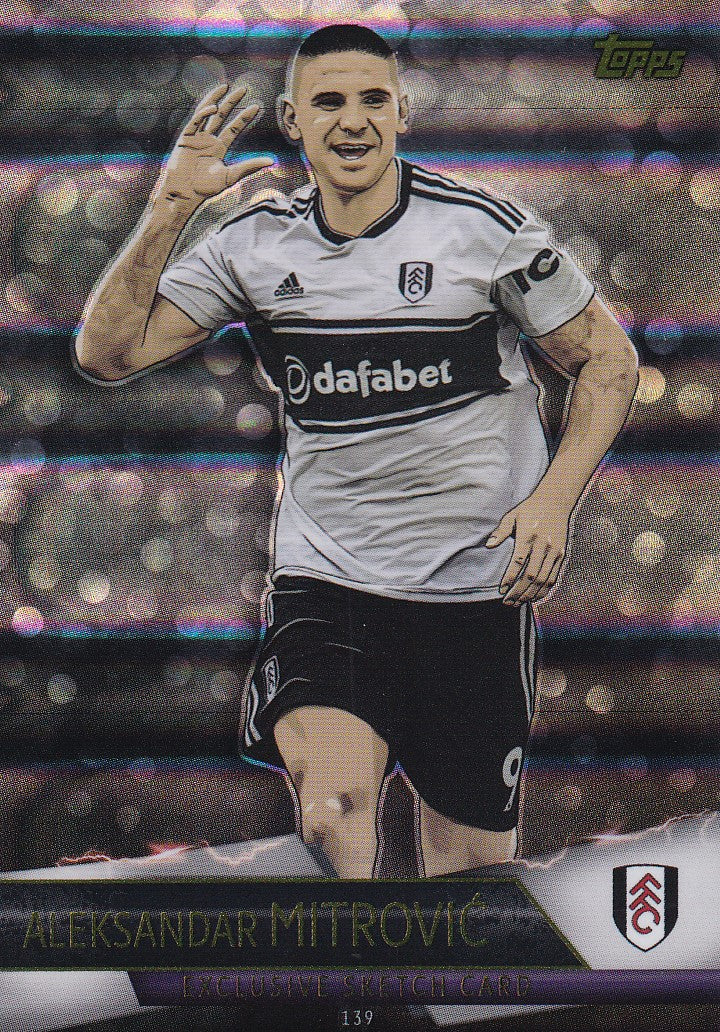 139. ALEKSANDAR MITROVIC - FULHAM - EXCLUSIVE SKETCH CARD
