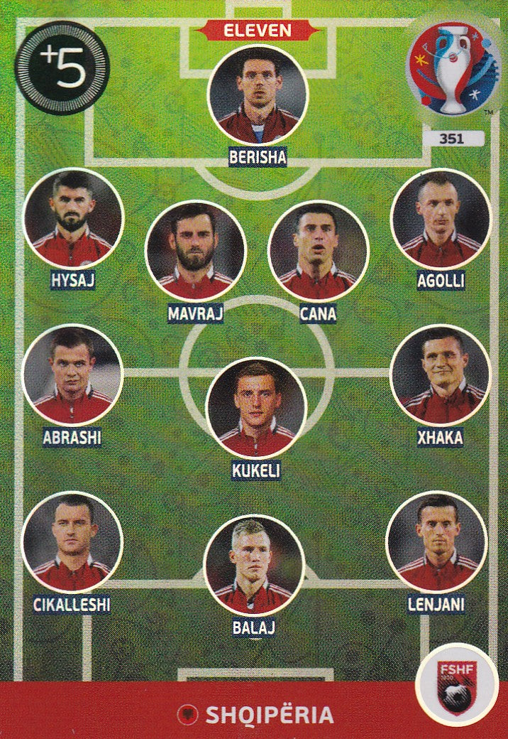 351. SHQIPERIA - ELEVEN