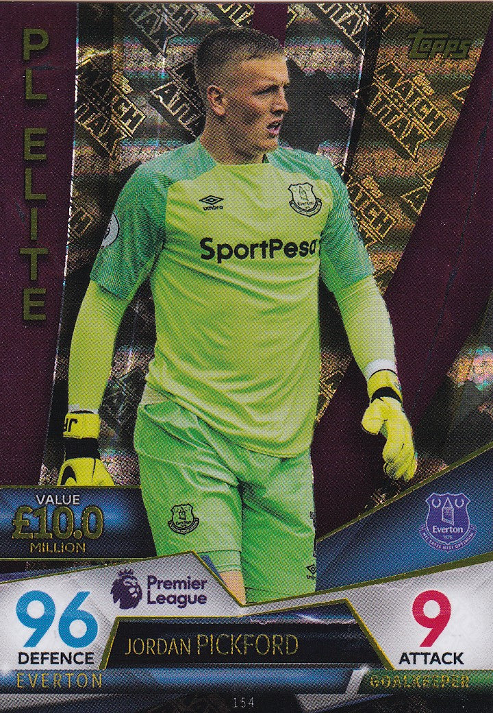 154. JORDAN PICKFORD - EVERTON - PL ELITE