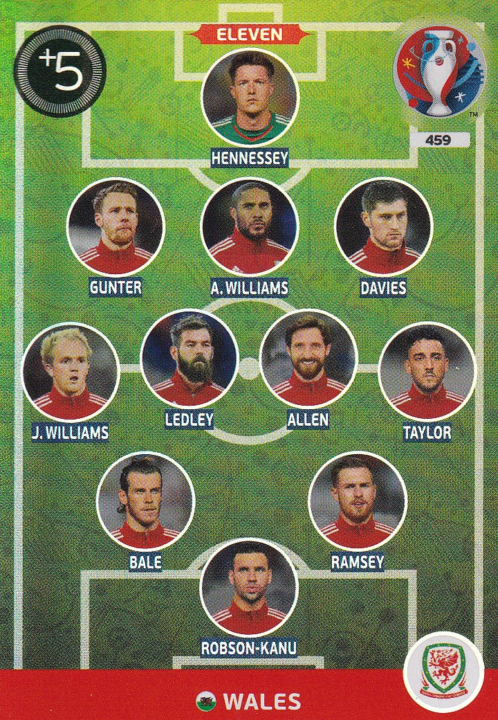 459. WALES - ELEVEN