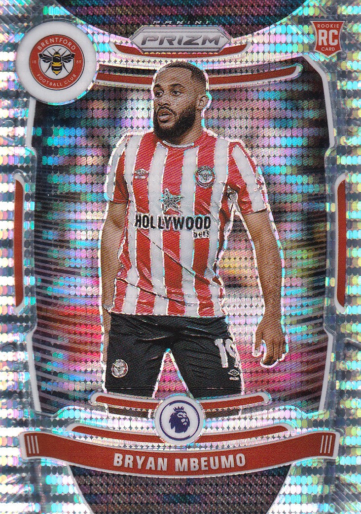 147. BRYAN MBEUMO - BRENTFORD - ROOKIE CARD - HYPER PRIZM
