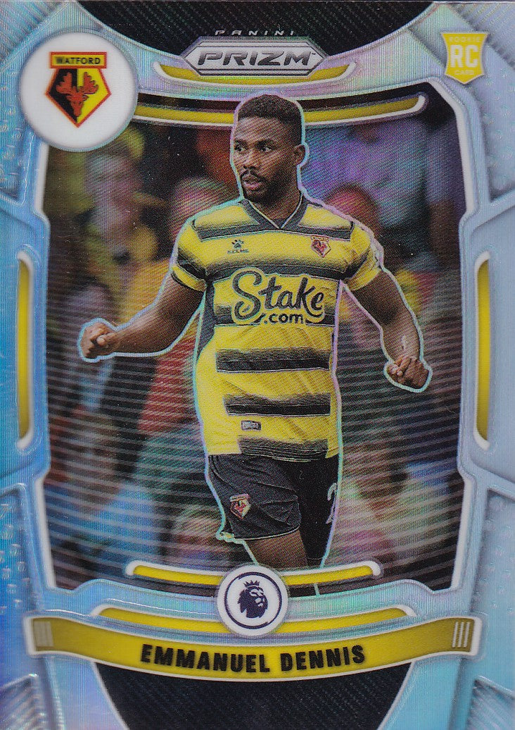 269. EMMANUEL DENNIS - WATFORD - ROOKIE CARD - SILVER PRIZM