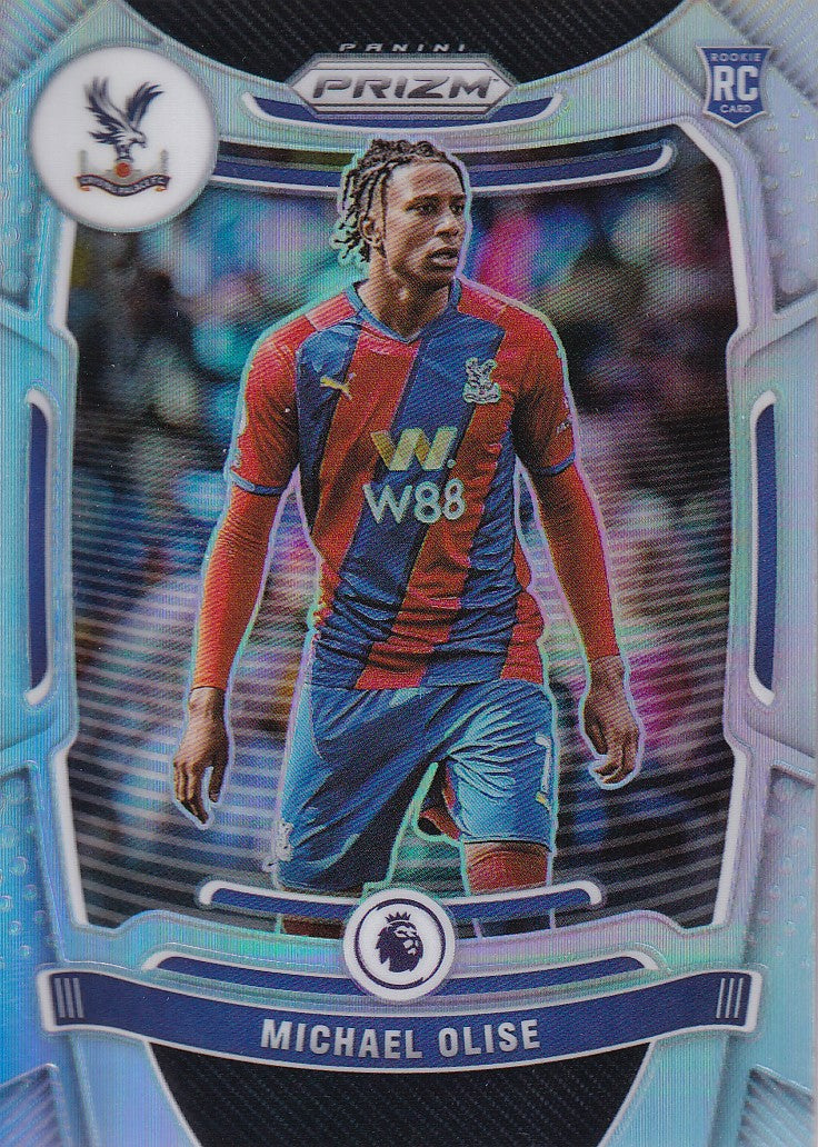 296. MICHAEL OLISE - CRYSTAL PALACE - ROOKIE CARD - SILVER PRIZM