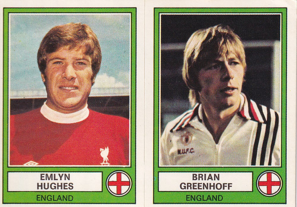 074 - A.B. EMLYN HUGHES - BRIAN GREENHOFF - ENGLAND