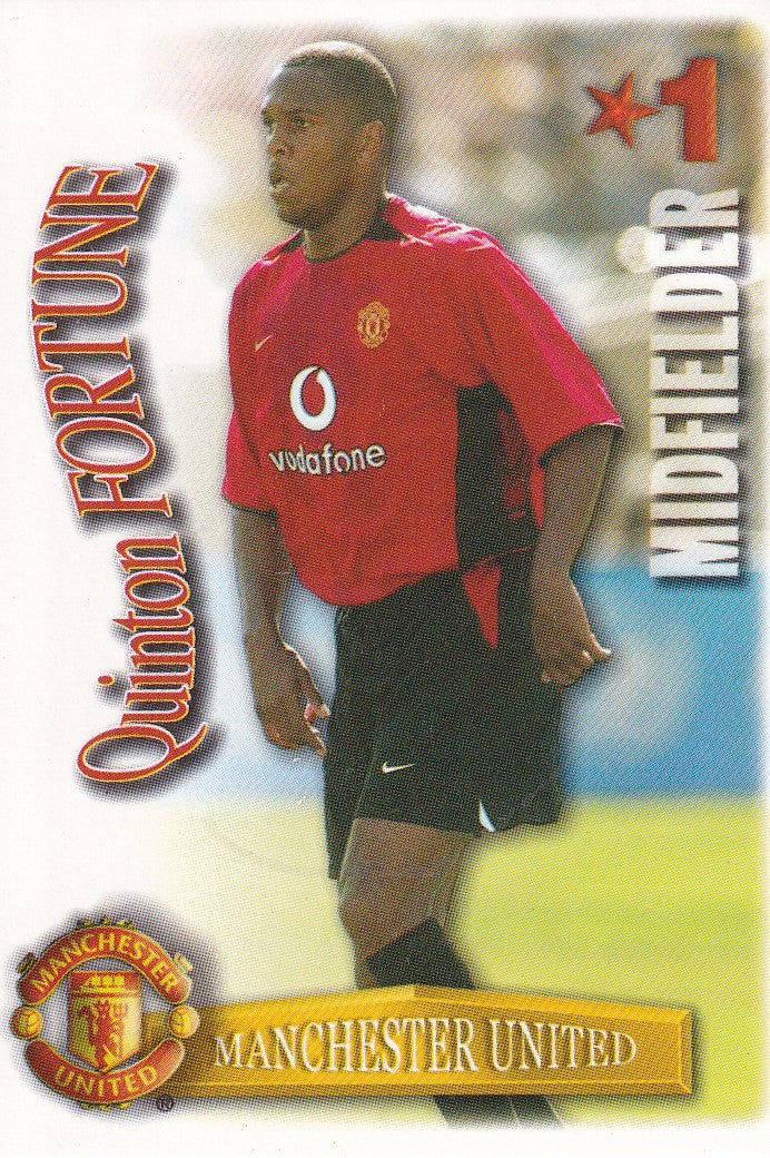 242. QUINTON FORTUNE - MANCHESTER UNITED