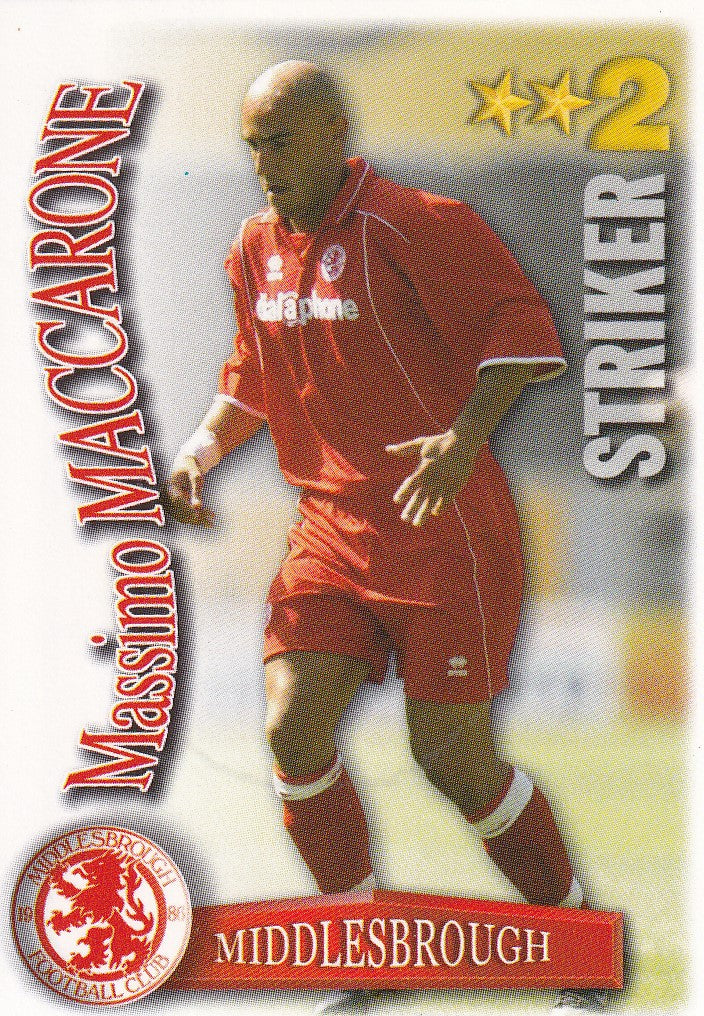 266. MASSIMO MACCARONE - MIDDLESBROUGH