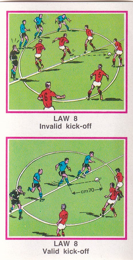 493. LAW 8 - INVALID KICK-OFF