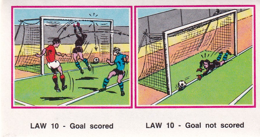 497. LAW 10 - GOAL SCORED - GOAL NOT SCORED