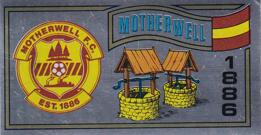454. MOTHERWELL - CLUB BADGE - SILVER FOIL