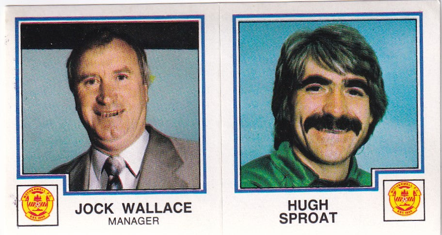 455 A-B. JOCK WALLACE - MANAGER - HUGH SPROAT - MOTHERWELL
