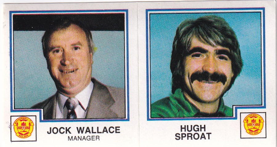 455 A-B. JOCK WALLACE - MANAGER - HUGH SPROAT - MOTHERWELL